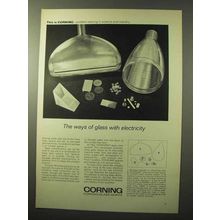 1964 Corning Fotoform Glass Ad - Ways With Electricity