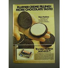 1973 Hydrox Hydrox Cookies Ad - Fluffier Filling