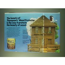 1988 Thompson's Wood Protector Ad - The beauty of Thompson's Wood protector