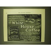 1924 White House Coffee Ad - Under any circumstances your enjoyment of a meal