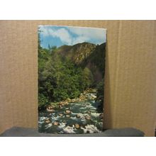 VIEW FROM ABERGLASLYN BRIDGE, SNOWDONIA. unused vintage postcard by Constance #