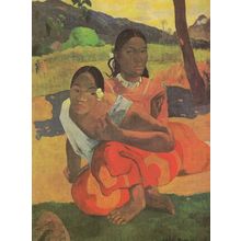 Gauguin When Are You Getting Married Painting Postcard