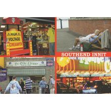 Southend Fish & Chip Shop Amusements Kentucky Fried Chicken Postcard