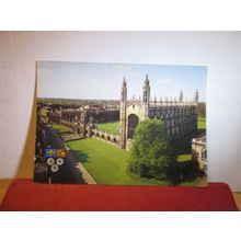 KINGS COLLEGE CHAPEL. Cambridge used postcard by J. Salmon 1992 pm =