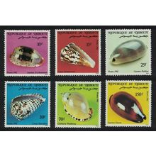 Djibouti Shells 6v 1982 MNH SG#863-868