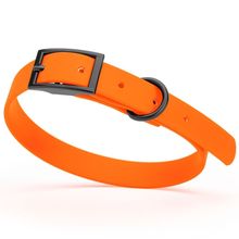 Dog Pet Waterproof Collar - W5/8" x L12"-15" - Hunter Orange