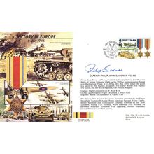 Captain Philip Gardner WW2 Victory In Europe Hand Signed FDC