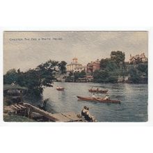 The River Dee & White House Chester Postcard Cheshire Celesque Series