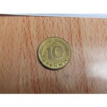1986g 10 Pfennig Germany Coin