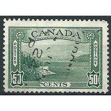 Canada 1938 SG366 50c Green Fine Used ....
