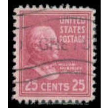 Used 829 25c William McKinley Fine M08131