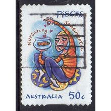 Australia 2007 Signs of the Zodiac - Pisces 50c s/a Used