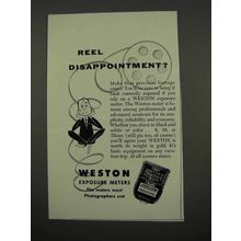 1957 Weston Exposure Meter Ad - Reel Disappointment