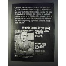1980 Middle South Utilities Ad - Energy Makes Sense