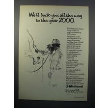 1980 Midland Bank Ad - Back You To the Year 2000