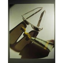 1986 Clinique Sun Block 8 SPF and Sunglasses Ad