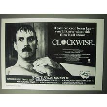 1986 Clockwise Movie Ad - John Cleese