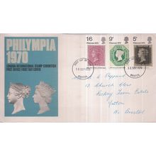 PHILYMPIA 1970. September, 1970.. FDC. first day cover stamps (a)