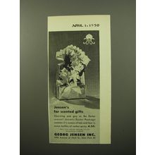 1950 Georg Jensen Easter Package Ad - Jensen's for scented gifts