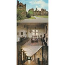 Aston Hall Birmingham Entrance Hall Drawing Room 3x Postcard s