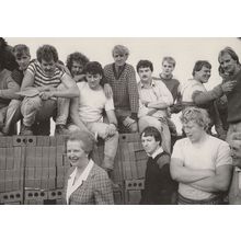Margaret Thatcher In The West Midlands Rare 1980s Postcard