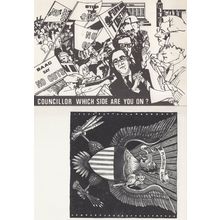 Slash Margaret Thatcher Policies Anti Conservative Poll Tax 2x Postcard