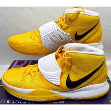 New Mens 18 NIKE Kyrie 6 University Gold Black Shoes MSRP $130 CW4142-702