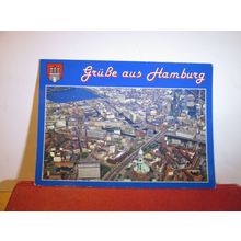 ST. MICHAEL'S CHURCH, HAMBURG, GERMANY used postcard 1994 pm =