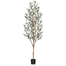 Kazeila Artificial Olive Tree 6FT Tall Faux Silk Plant for Home Office Decor Ind