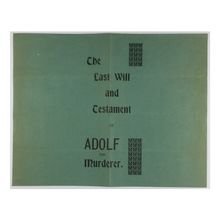 Original WW2 British Home Front Propaganda Leaflet.