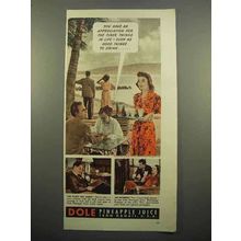 1941 Dole Pineapple Juice Ad - The Finer Things In Life