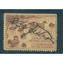 Used RW8 $1 Family of Ruddy Ducks Fine NA1721