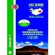 Island Serkort 07 Herdubreid - Askja