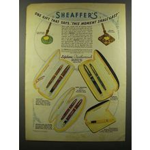 1941 Sheaffer's Pens Ad - Vigilant, Admiral, Tuckaway