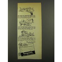 1941 Sergeant's Dog Medicines Ad - Parachute Troops