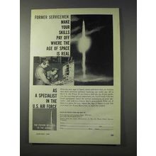 1959 U.S. Air Force Ad - Where The Age of Space is Real