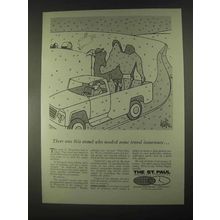 1967 The St. Paul Insurance Ad - This Camel Needed