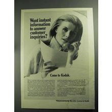 1968 Kodak Microfilm Systems Ad - Instant Information