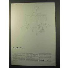 1970 Univac Computer Systems Ad - Now Before Never