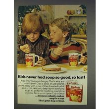 1977 Lipton Cup-A-Soup Ad - So Good So Fast