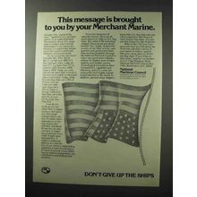 1977 National Maritime Council Ad - This Message