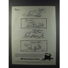 1981 Pitney Bowes Copiers Ad - B.C. by Johnny Hart - Big Small