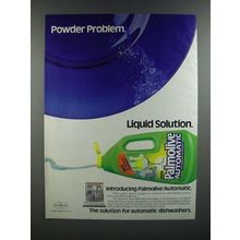 1986 Palmolive Automatic Dishwasher Detergent Ad - Powder Problem
