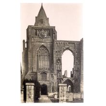 CROYLAND ABBEY, CROWLAND, LINCOLNSHIRE .. unused vintage postcard RP. '=