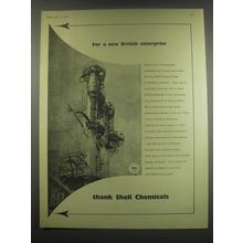 1949 Shell Chemicals Ad - For a new British enterprise