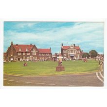 Town Sign and Green Hunstanton Postcard Norfolk 13769