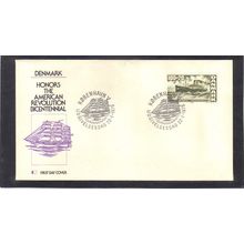 FDC Int'l Denmark Honoring USA Bicentennial (Cachet-U/A) CV01042