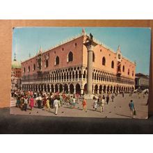 DUCAL PALACE, VENEZIA, VENICE. , ITALY used postcard 1971 pm DOGE.. =