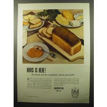 1950 Hovis Bread Ad - Hovis is here! The bread with the natural personality