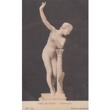 Paul De Vigne L'Immortalite Belgium Sculptor Statue Antique Postcard